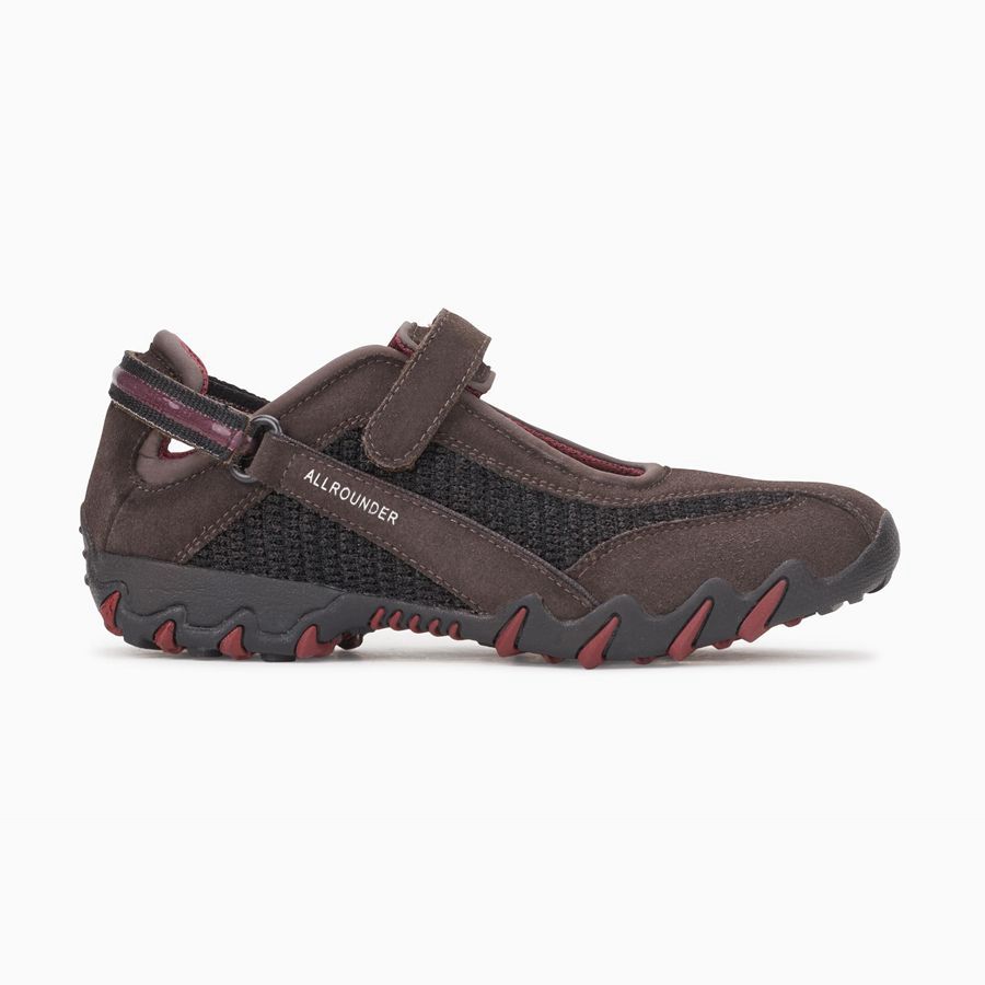 Allrounder NIRO Nubuck Textile Sko 8407531-RJ - Outdoor Sko Dame Mørke Brune